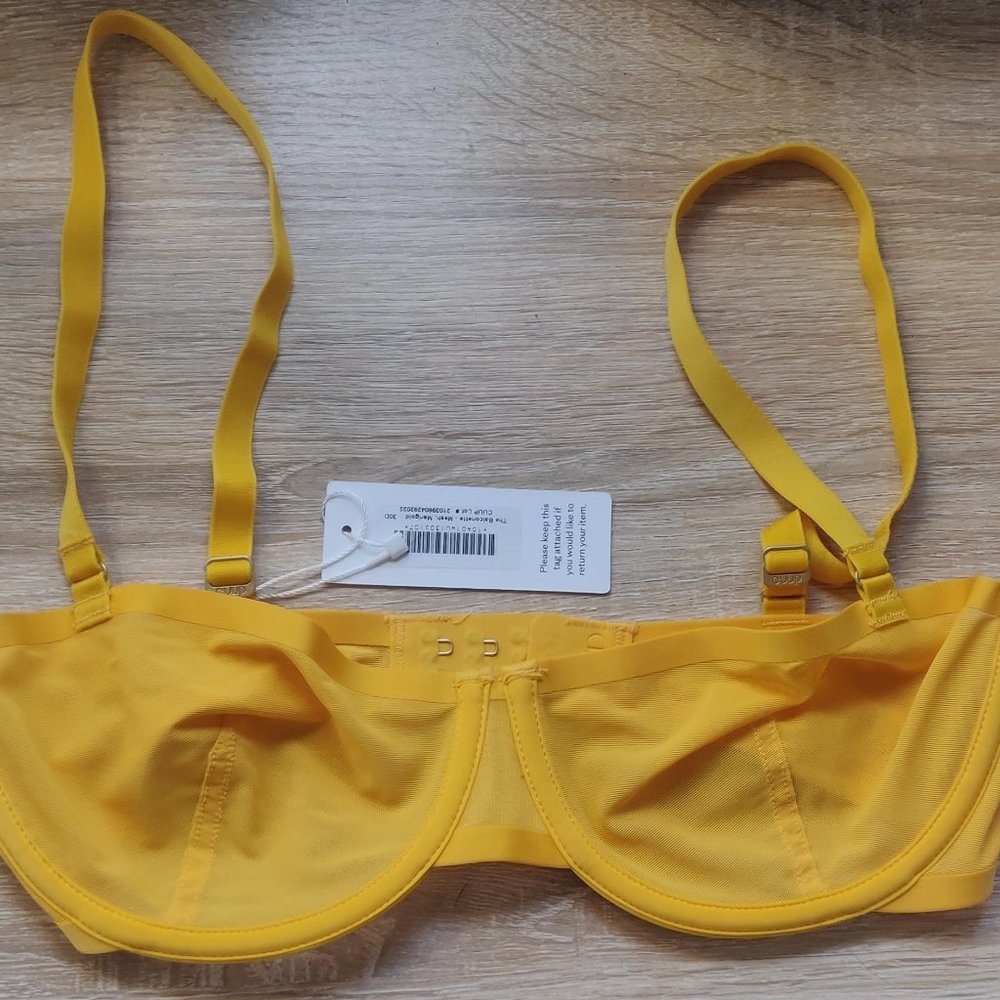 CUUP The Balconette Marigold 30D, NWT